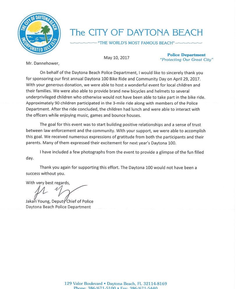 Daytona Toyota in Daytona Beach, FL Community Involvement